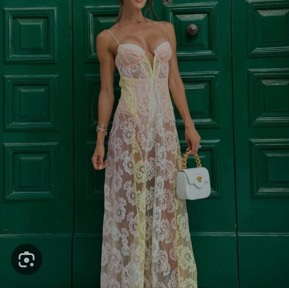 NWT For Love And Lemons Lace Maxi